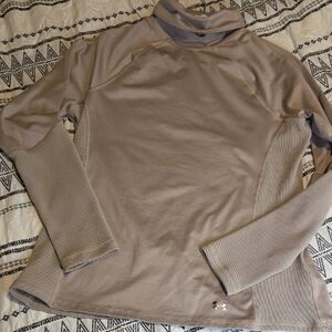 Under Armour Beige Long Sleeve Performance Top